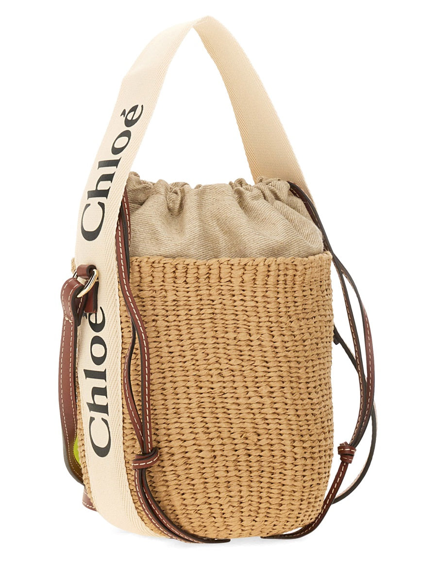 Bucket Bag Woody White Handbags