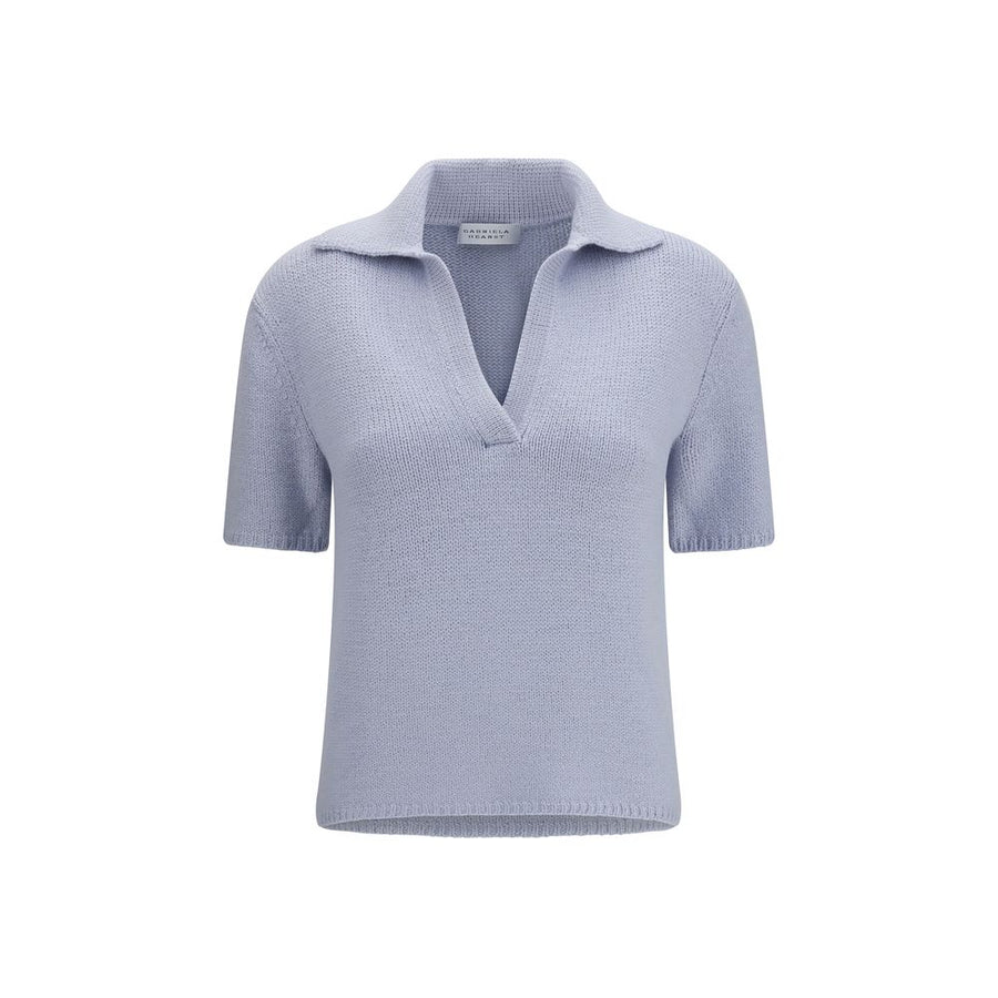 Gabriela Hearst 100% Kashmir/capra Hircus polo shirt in blue