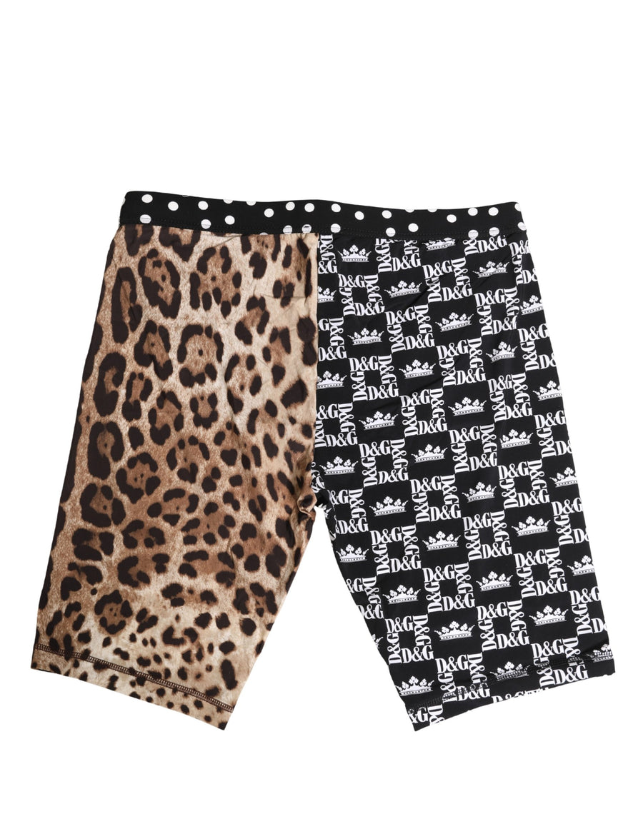 Dolce & Gabbana 72% Nylon bike shorts in multicolor
