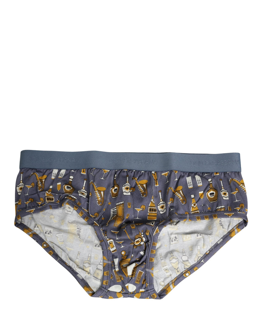 Dolce & Gabbana 100% Cotton brief in navy