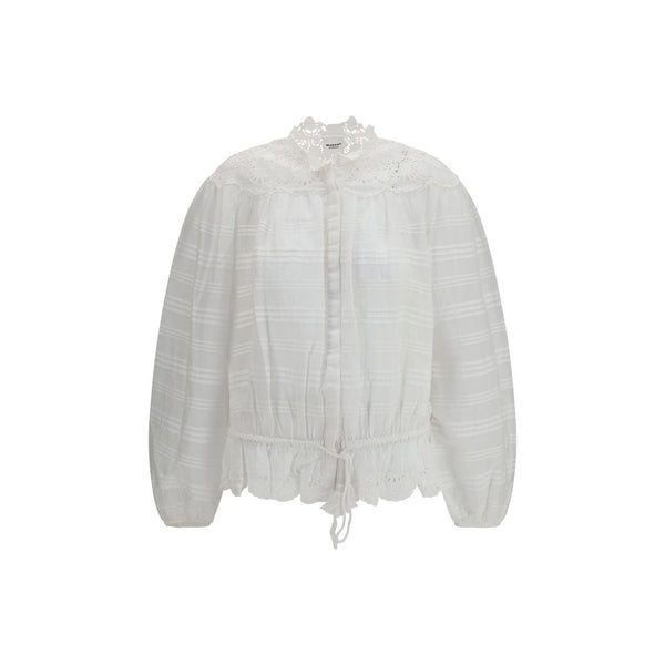 Marant Etoile 100% Polyester blouse in white