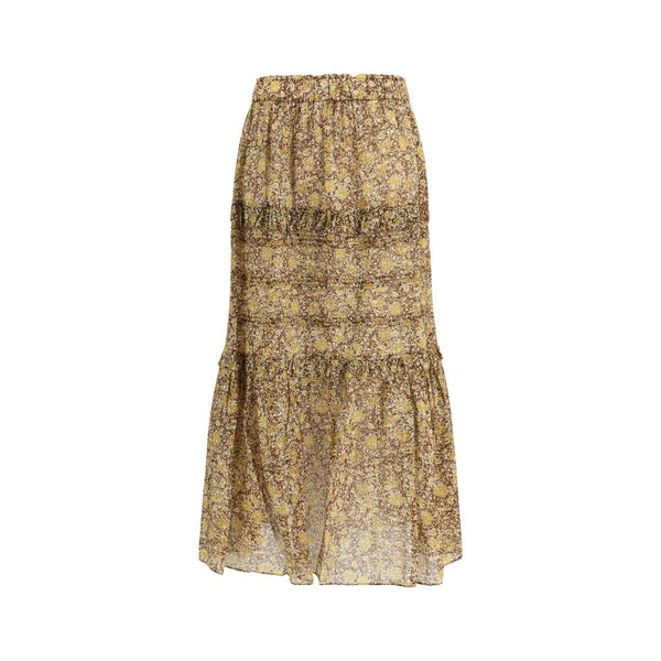 Marant Etoile 100% Cotton skirt in purple