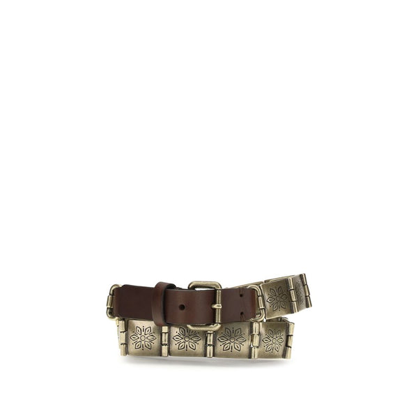 Etro 100% Calf Leather Bos Taurus belt in brown