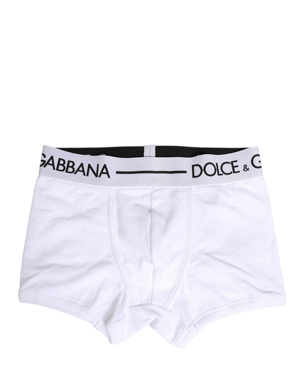 Dolce & Gabbana 95% Cotton 5% Elastane boxer briefs in white