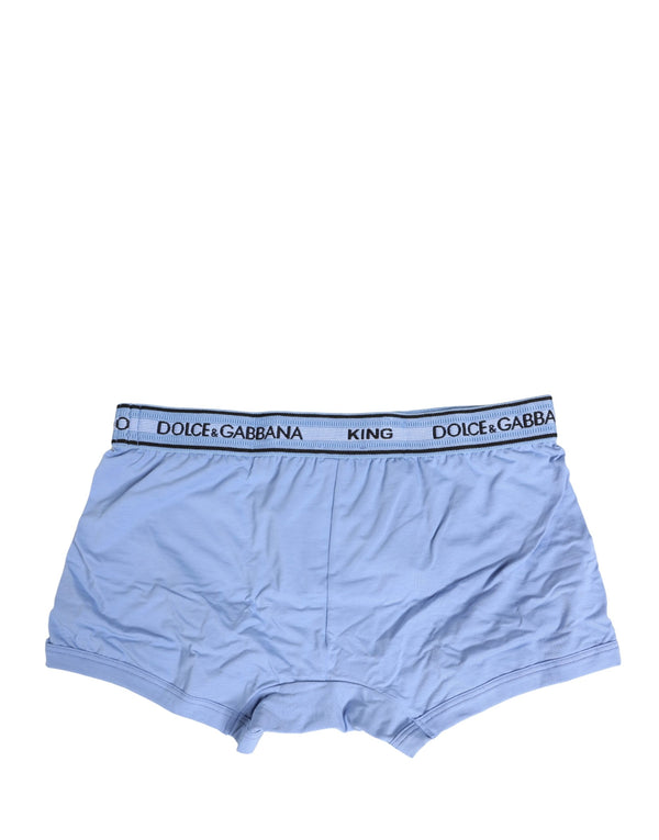 Dolce & Gabbana 90% Cotton 10% Elastane boxer in blue