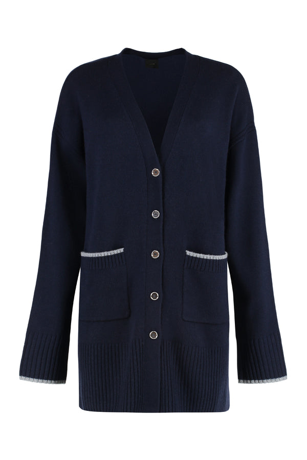 Cardigan Tasmania Very Dark Blue Wool-Cashmere Cardigans