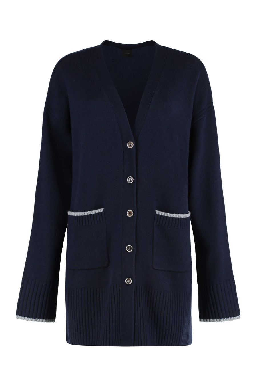 Cardigan Tasmania Very Dark Blue Wool-Cashmere Cardigans