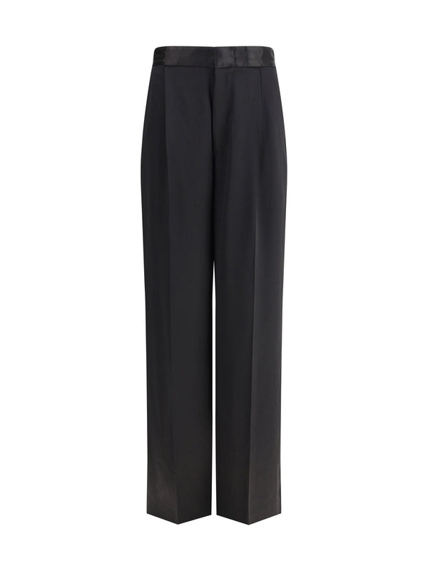 Trousers Bogart Black Silk