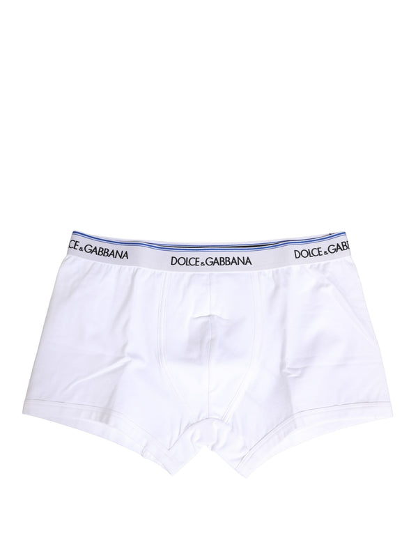 Dolce & Gabbana 95% Cotton boxer briefs in white