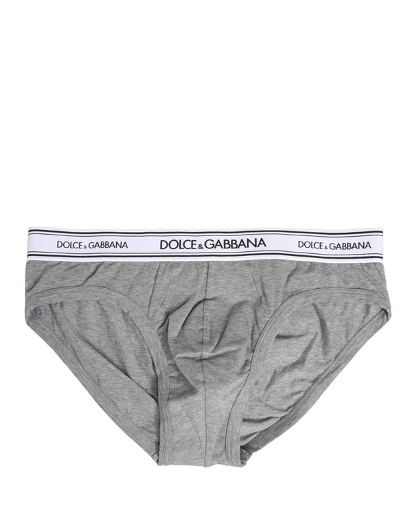 Dolce & Gabbana 95% Cotton brief in gray