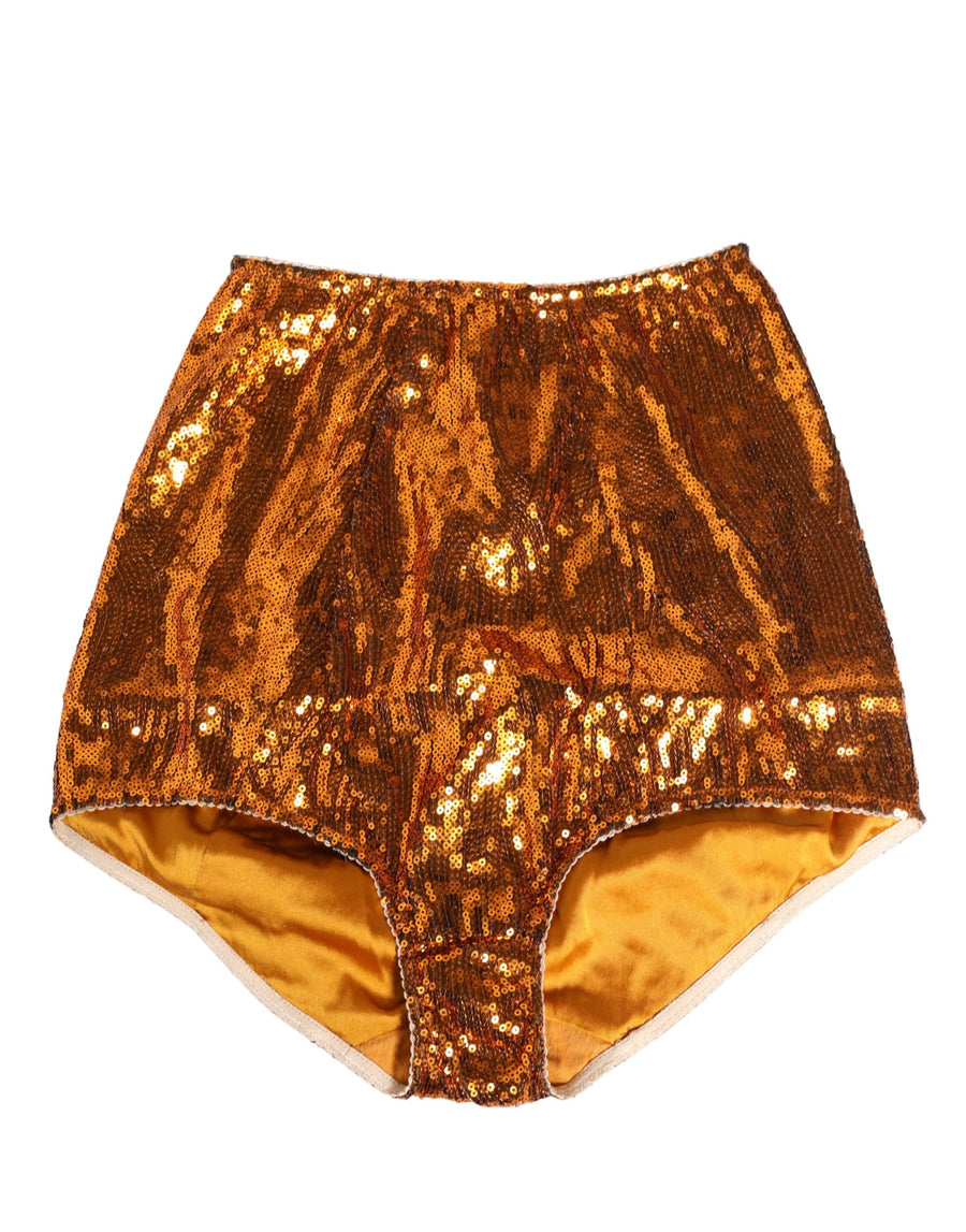 Dolce & Gabbana 100% Nylon; Lining: 92% Silk bodysuit in orange
