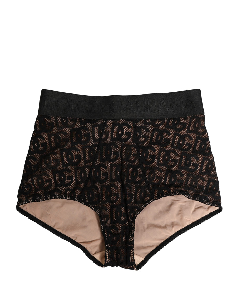 Dolce & Gabbana 56% Cotton 6% Elastane 38% Nylon; Lining: 80% Nylon 20% Elastane girdle in black