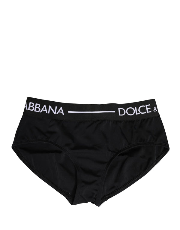 Dolce & Gabbana 75% Nylon panty in black