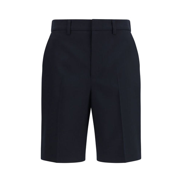 Gucci 100% Cotton bermuda shorts in black