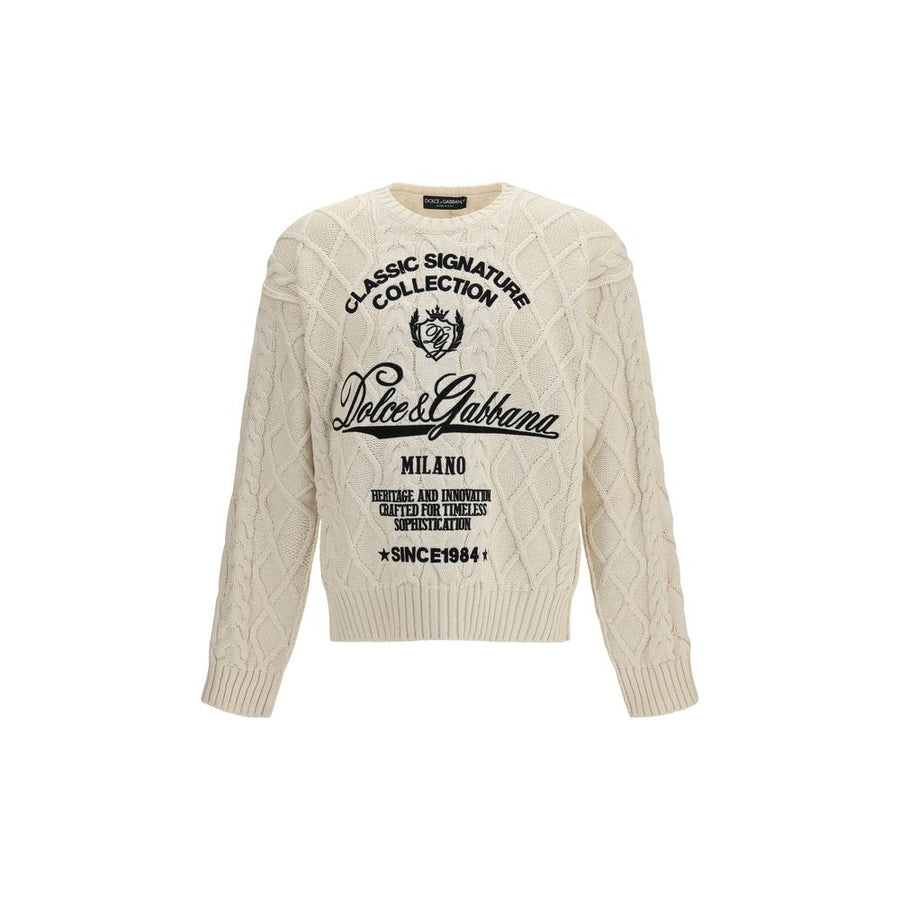 Dolce & Gabbana 78% Cotton sweatshirt in beige