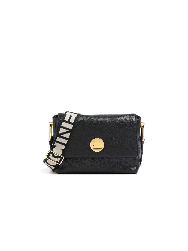 Coccinelle 100% Cowhide crossbody bag in black