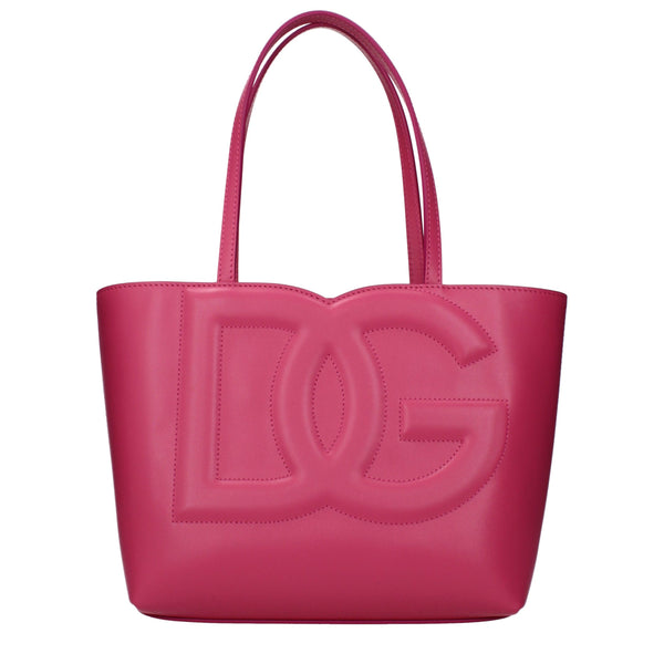 Dolce & Gabbana Leather tote bag in pink