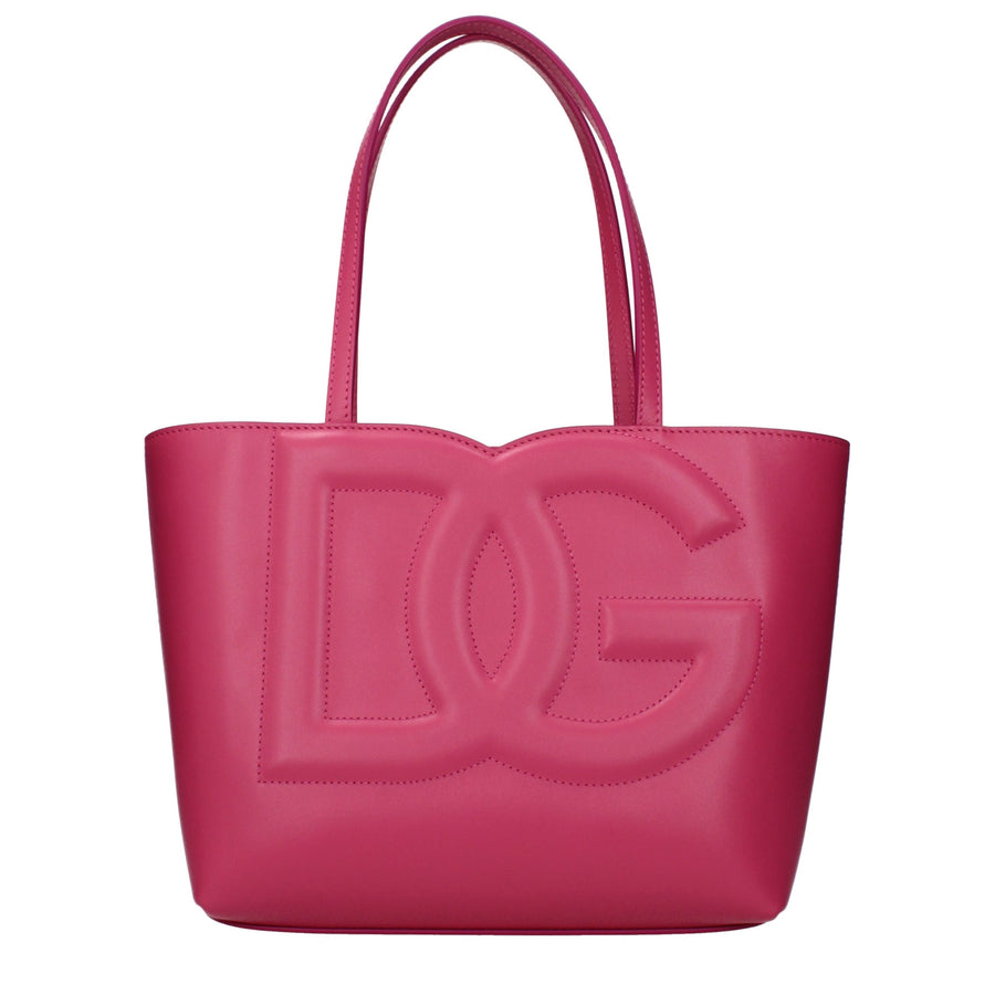 Dolce & Gabbana Leather tote bag in pink