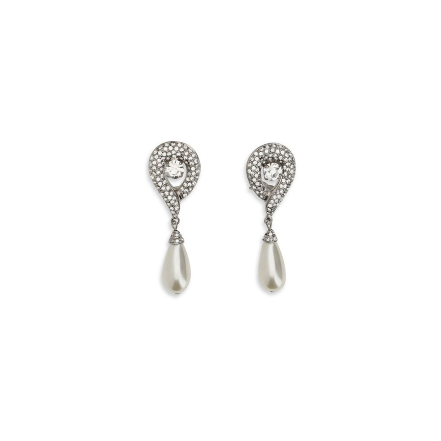 Alessandra Rich 60% Brass earrings in silver