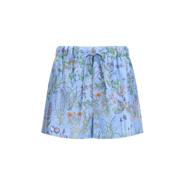 Gucci 100% Silk bermuda shorts in blue