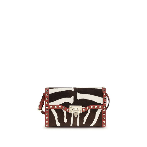 Valentino Garavani 100% Calf Leather Bos Taurus shoulder bag in multicolor