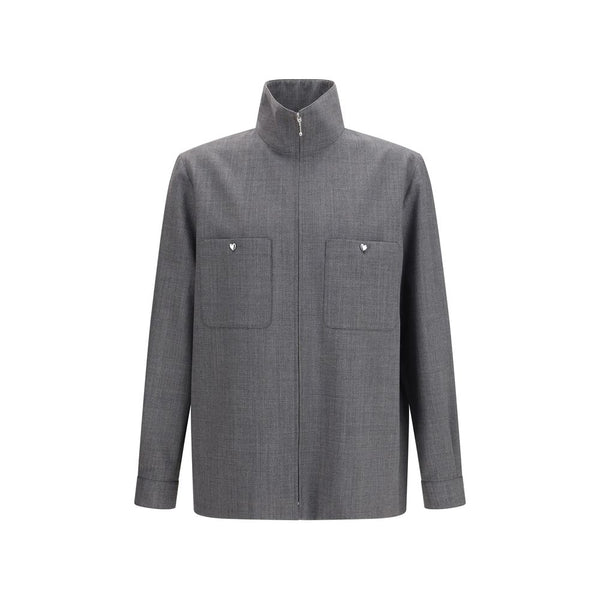 Valentino 55% Polyester 45% Wool Ovis Aries jacket in gray