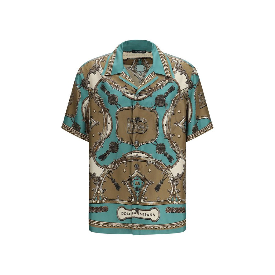 Dolce & Gabbana 100% Silk shirt in multicolor