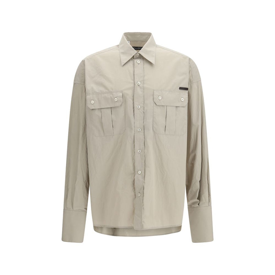 Dolce & Gabbana 100% Cotton shirt in beige