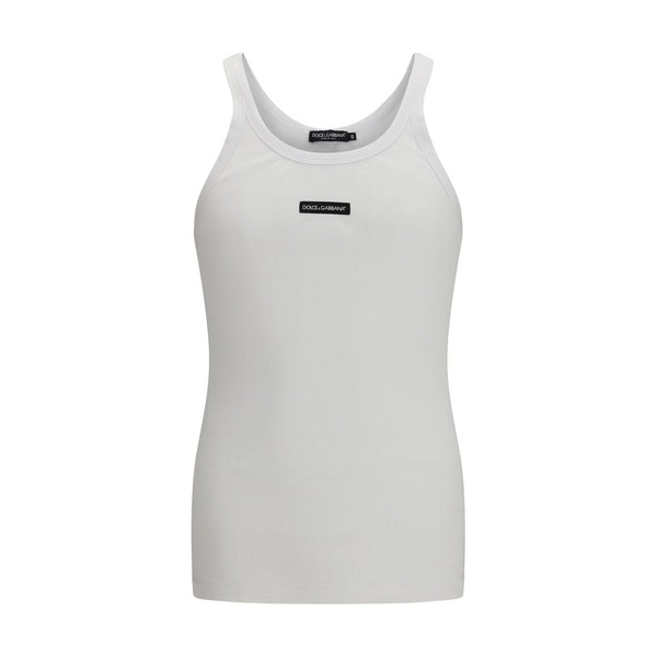 Dolce & Gabbana 100% Cotton tank top in white