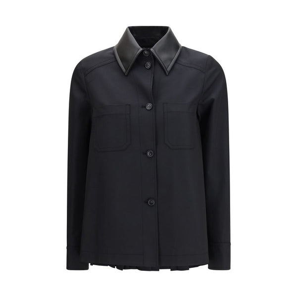 Max Mara Outer: 62% Polyester shirt in black