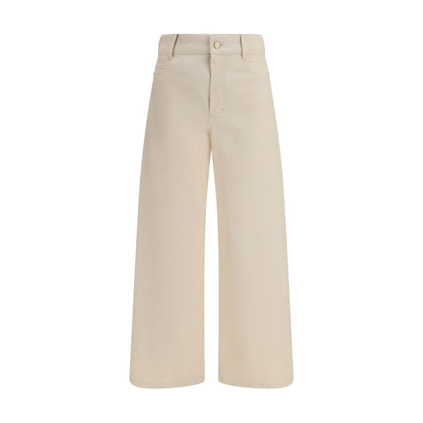 'S Max Mara 99% Cotton trousers in beige