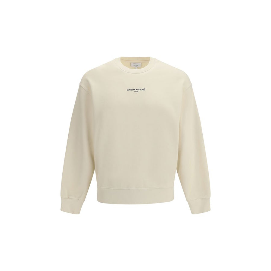 Maison Kitsuné 100% Cotton sweatshirt in beige