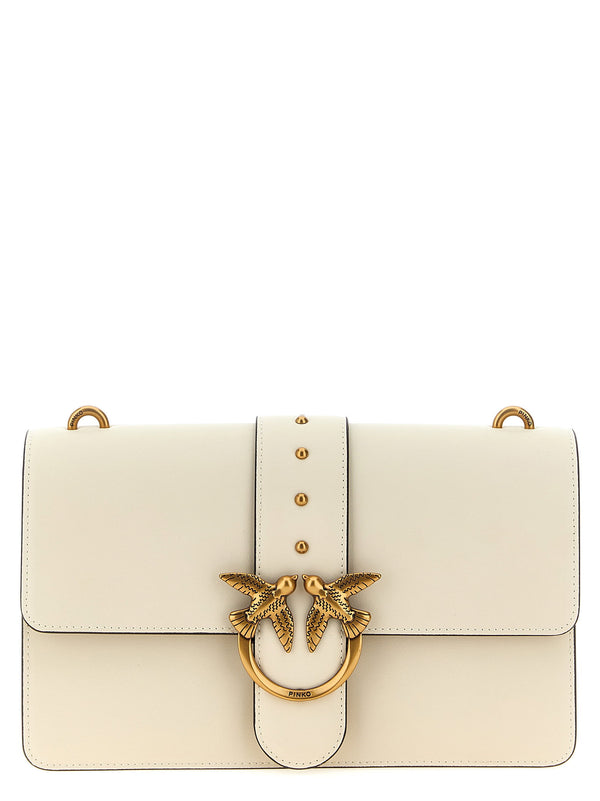 Pinko Love Crossbody Bag — Ivory