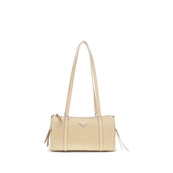 Prada 100% Polyamide shoulder bag in beige