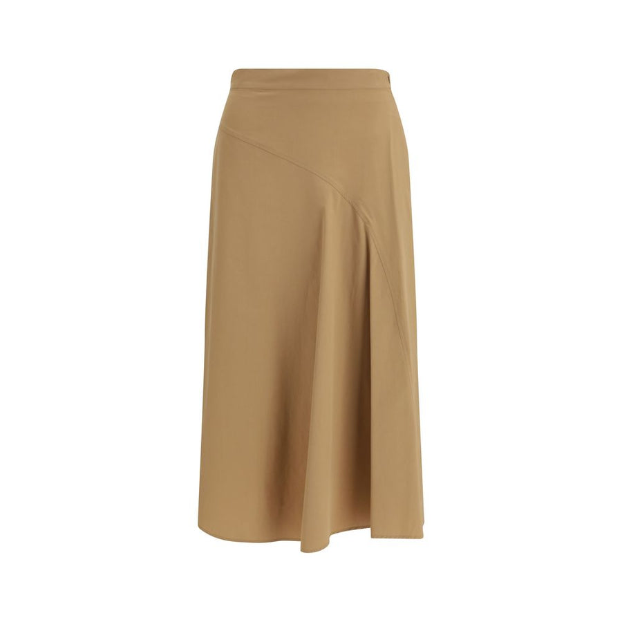 Max Mara 100% Cotton skirt in beige