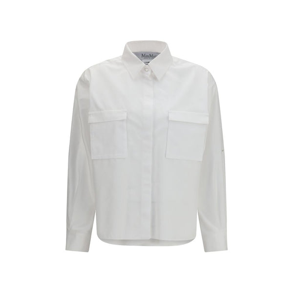 Max Mara 100% Cotton shirt in white
