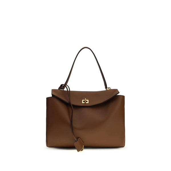 Balenciaga 100% Calf Leather Bos Taurus shoulder bag in brown