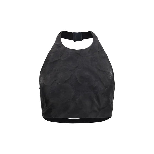 Max Mara 100% Silk tank top in black