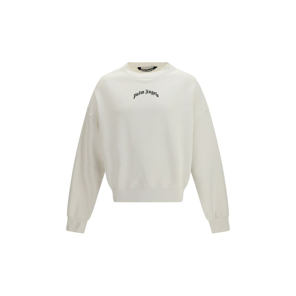 Palm Angels 95% Cotton sweatshirt in beige
