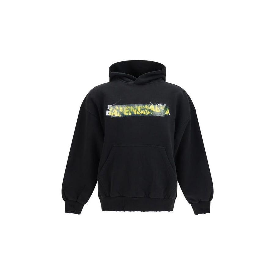 Balenciaga 100% Cotton hoodie in black