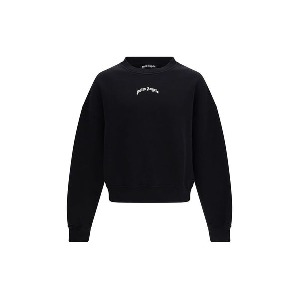 Palm Angels 95% Cotton sweatshirt in black