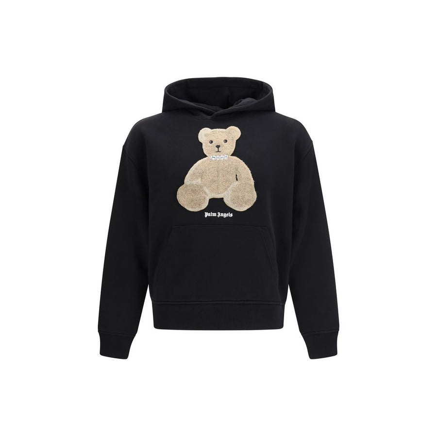 Palm Angels 95% Cotton hoodie in black
