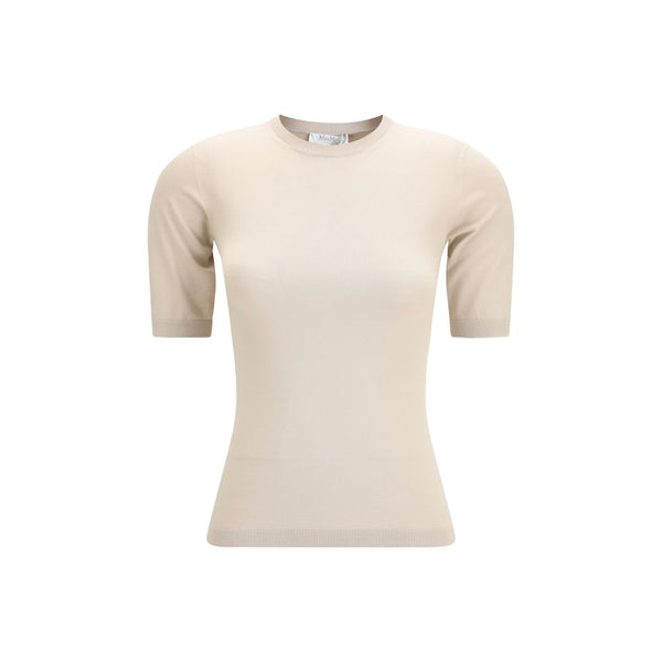 Max Mara 62% Viscose 38% Polyester t-shirt in beige