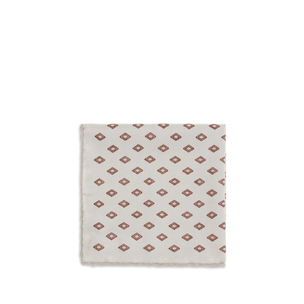 Brunello Cucinelli 100% Silk scarf in beige