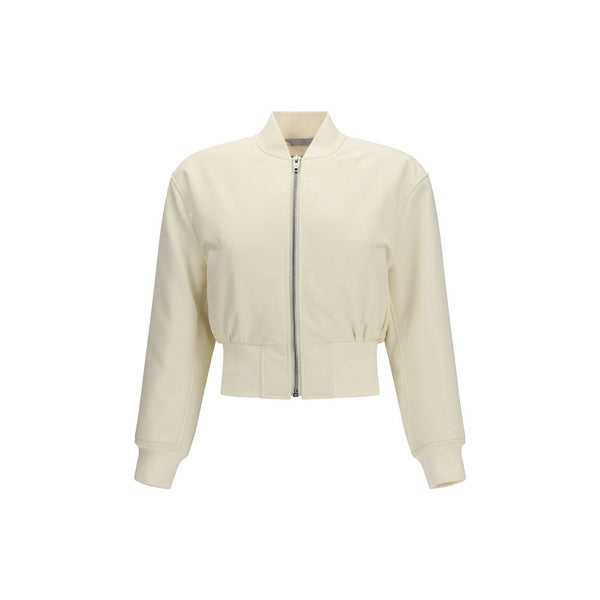 Balenciaga 100% Polyester bomber jacket in beige