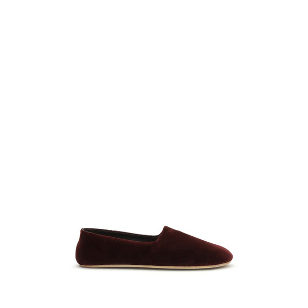 The Row 100% Cotton flat in bordeaux