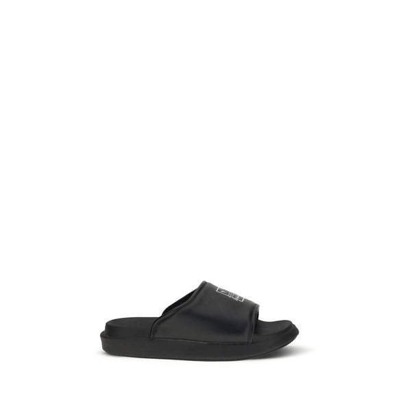Y-3 Upper 100% Calf Leather Bos Taurus sandals in black