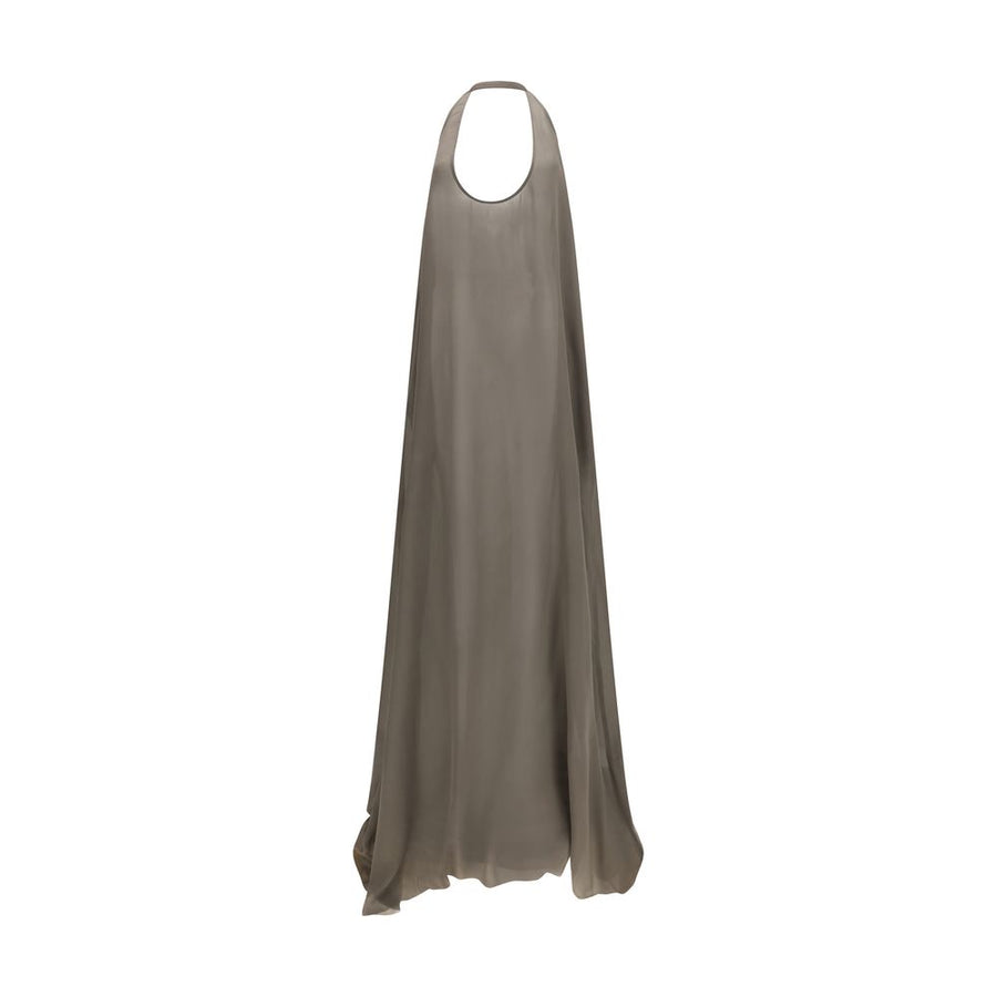Rick Owens 100% Silk dress in gray