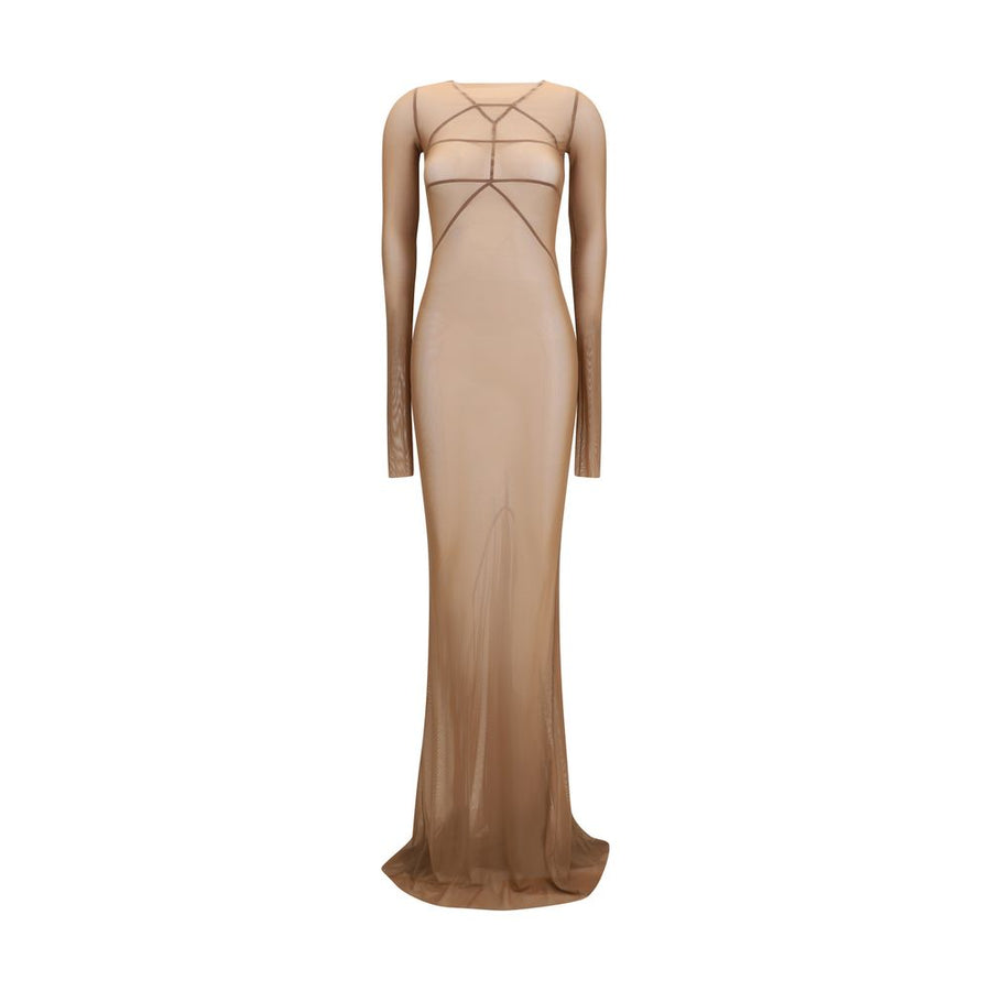 Rick Owens 93% Polyamide dress in brown