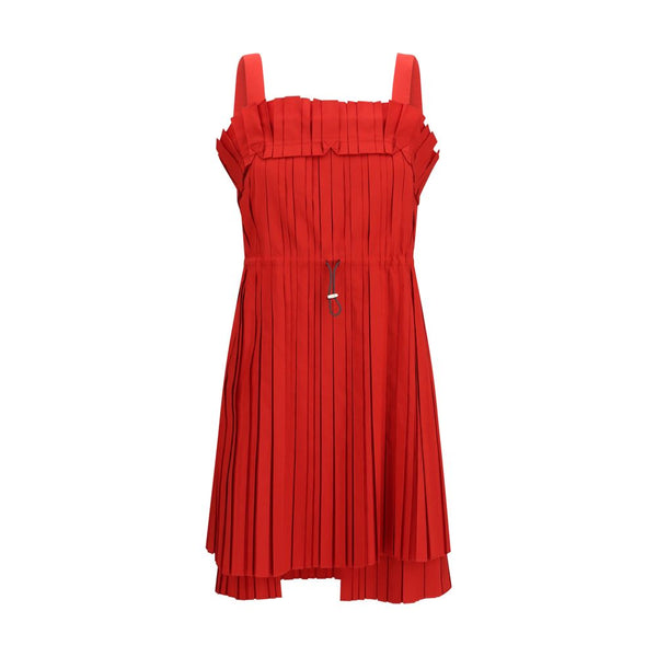 Fendi 54% Polyester dress in red